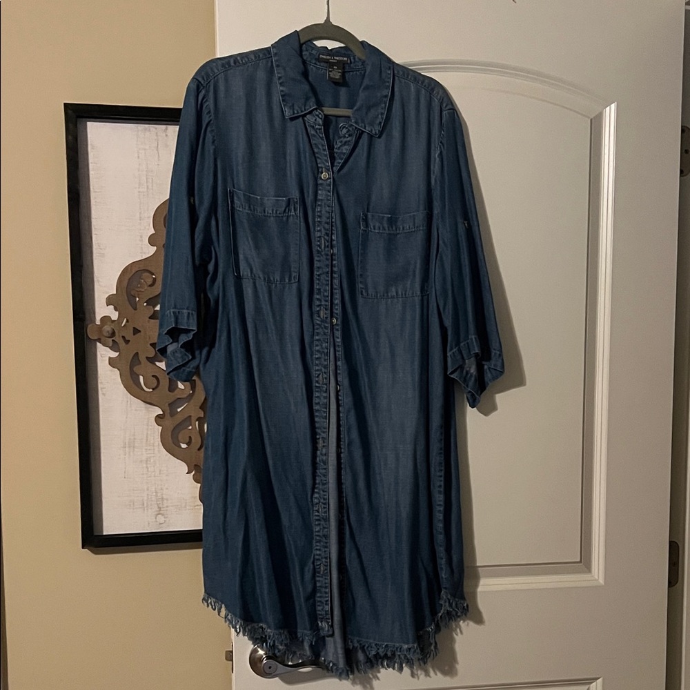Chelsea & Theodore Blue Denim Dress